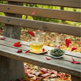 🌿Uvolněte se s naším sypaným japonským zeleným čajem. Perfektní pro podzimní dny plné pohody a relaxu. Nechte se unést...